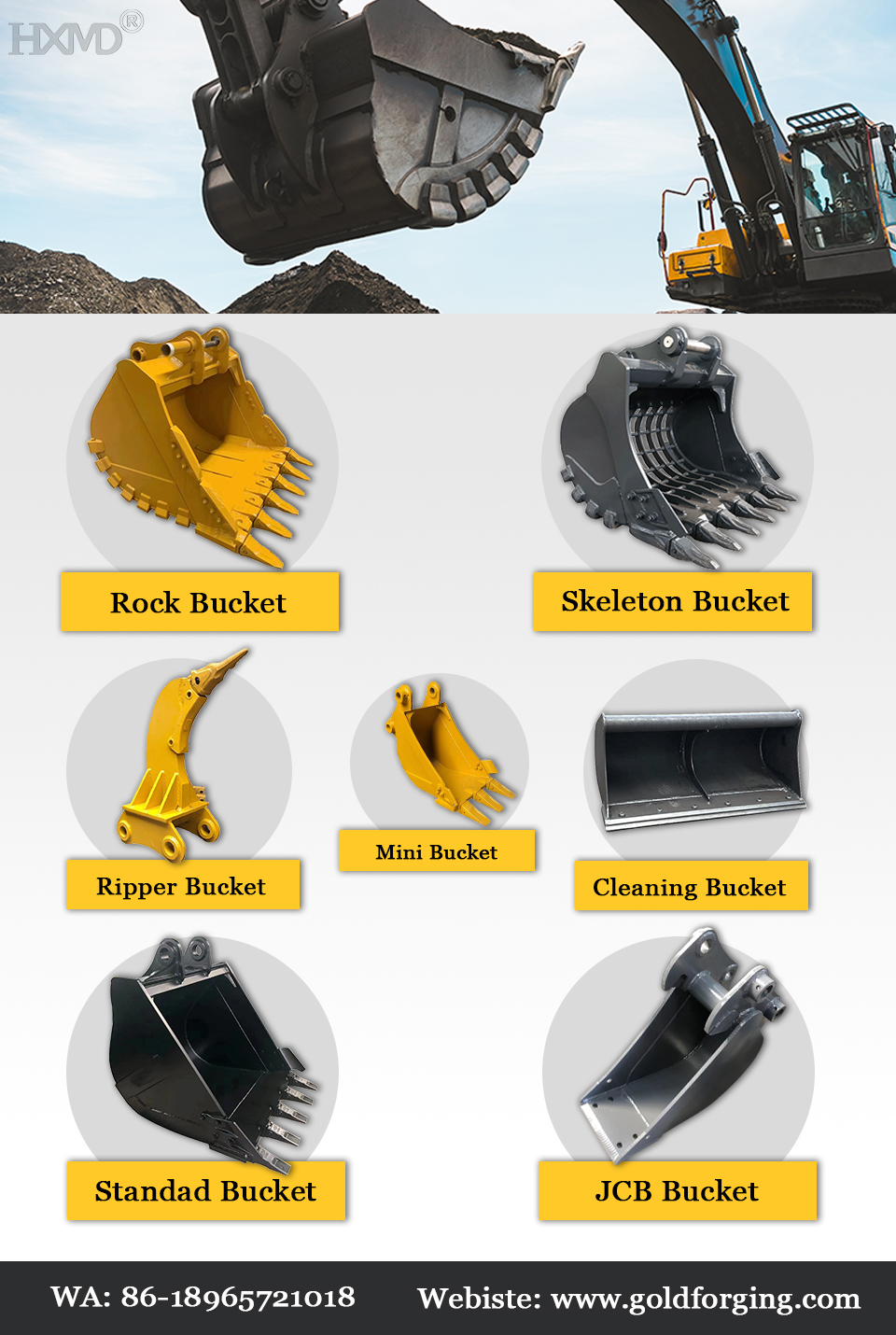 godets-d'excavatrice-Gianna