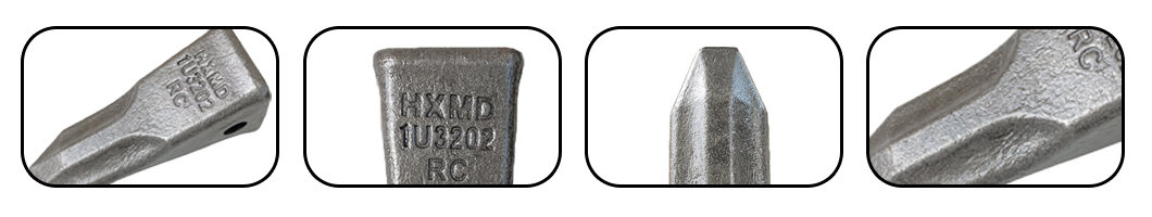 Dents de godet d'excavatrice robustes Rock Chisel