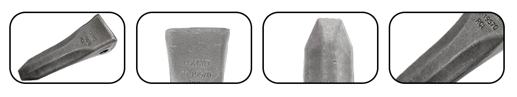 Dent de godet de tigre d'excavatrice Doosan