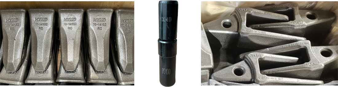 Dents de godet PC400 et adaptateur