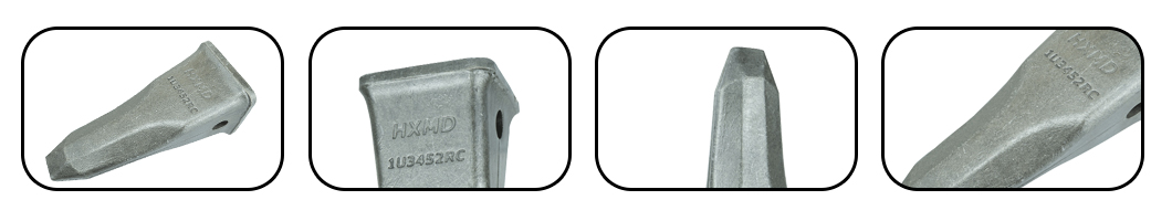 Point de dent d'excavatrice de forage