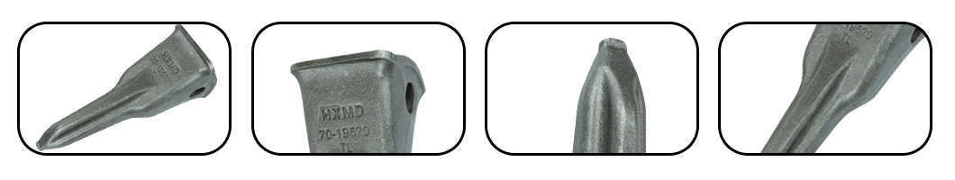 Dents de pelle d'excavatrice Doosan