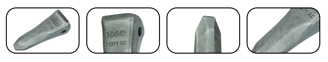 Mini dents de godet d'excavatrice